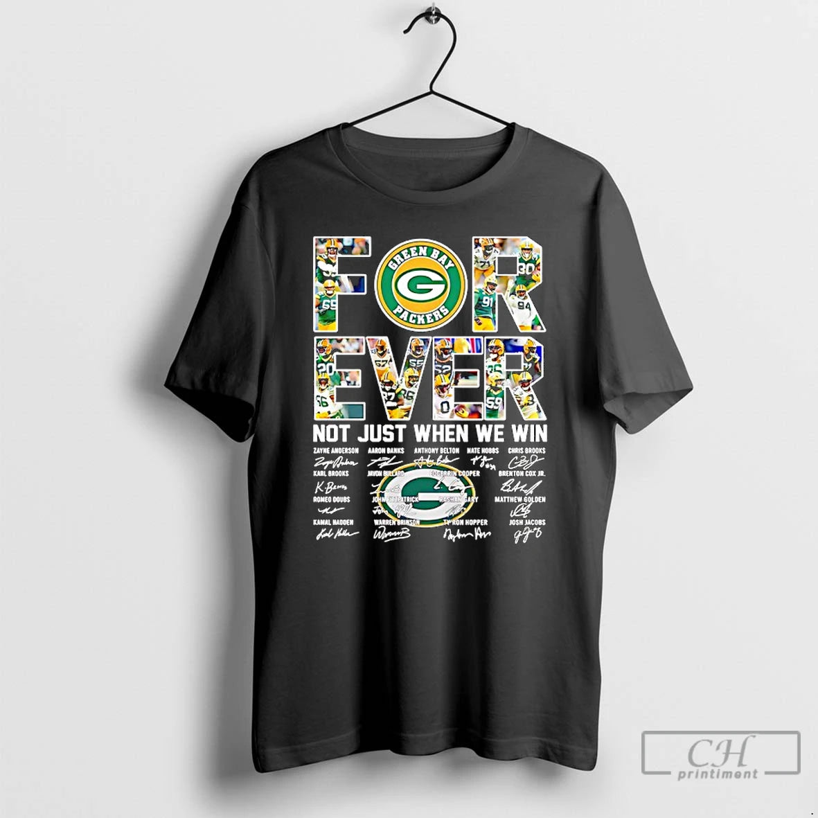 Premium Green Bay Packers For Ever Not Just When We Win Signatures T Shirts Sweater