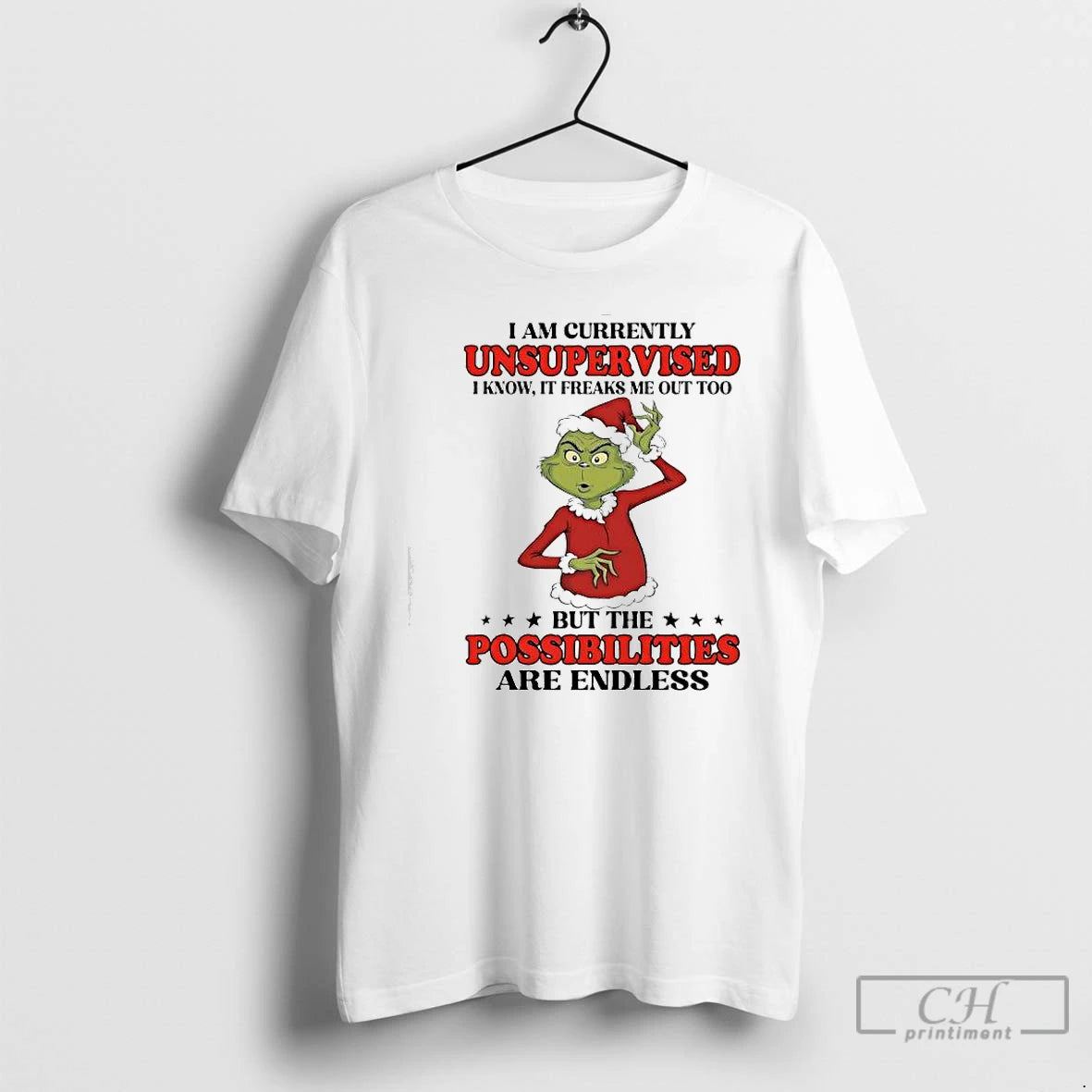 Premium Grinch I Am Currently Unsupervised I Know It Freaks Me Out Too But The