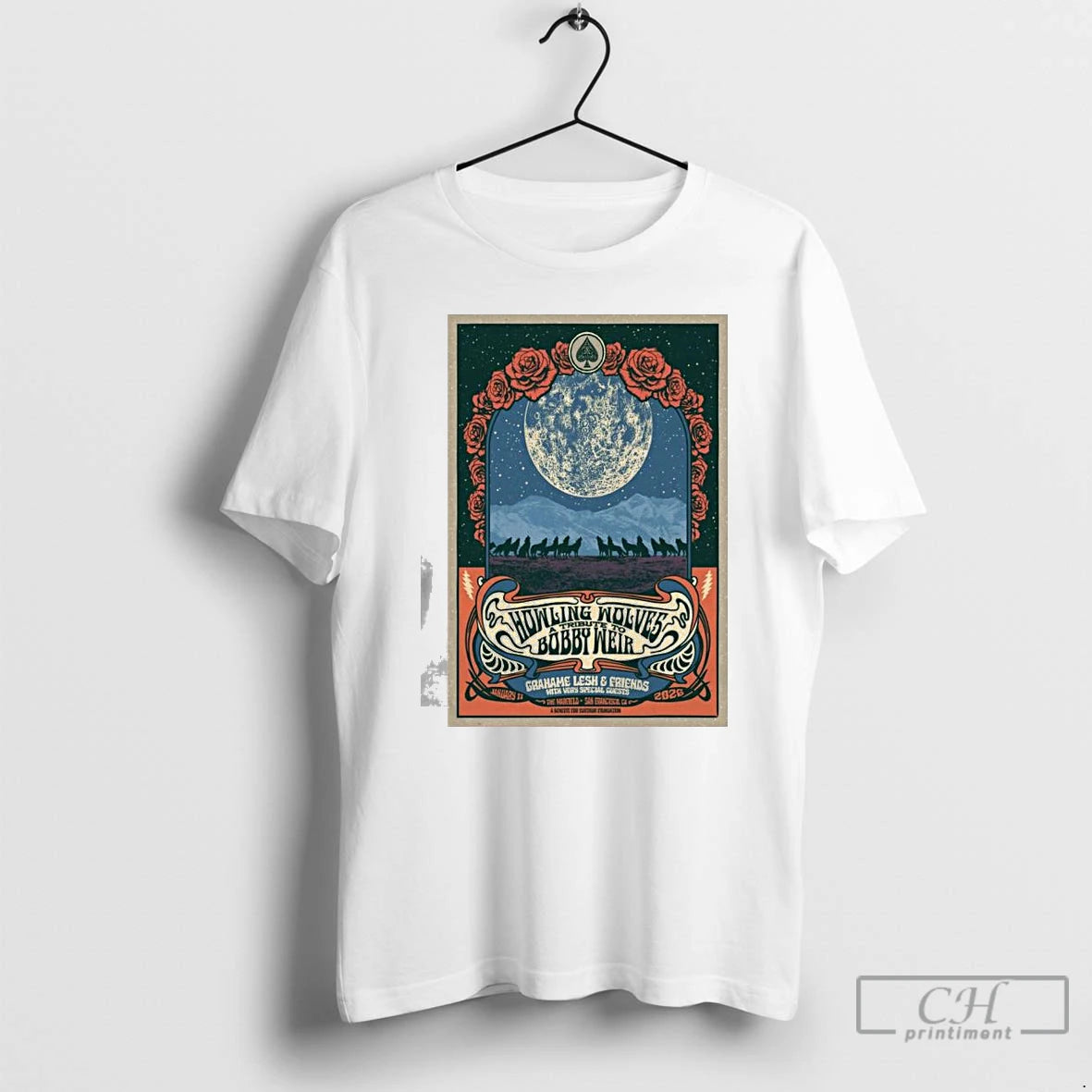 Premium Howling Wolves Bobby Weir San Francisco Ca 1 17 2026