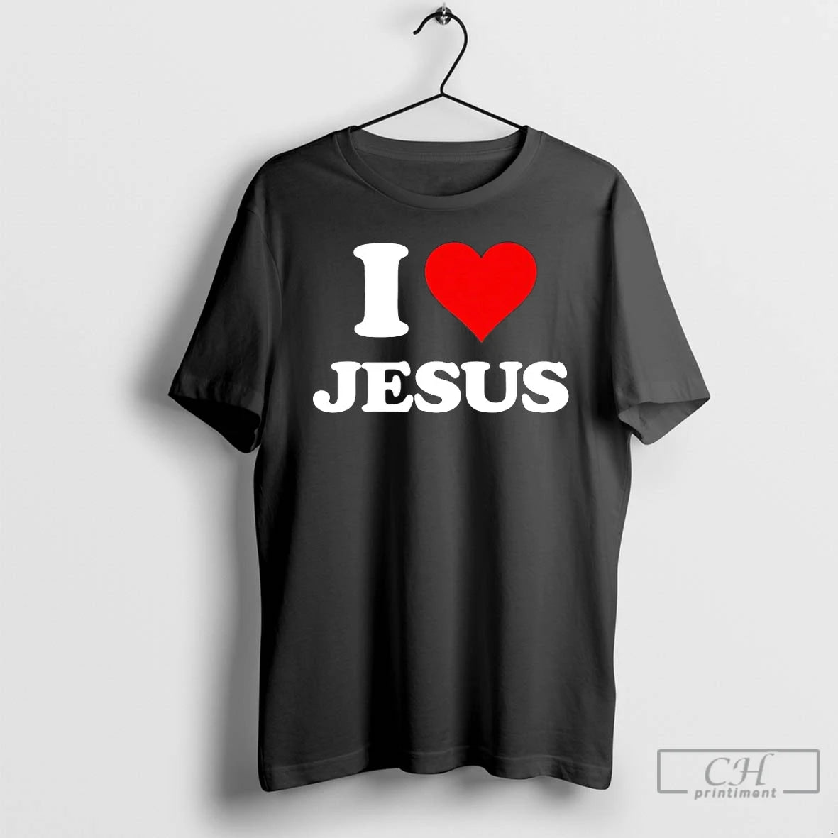 Premium I Love Jesus Heart 2026