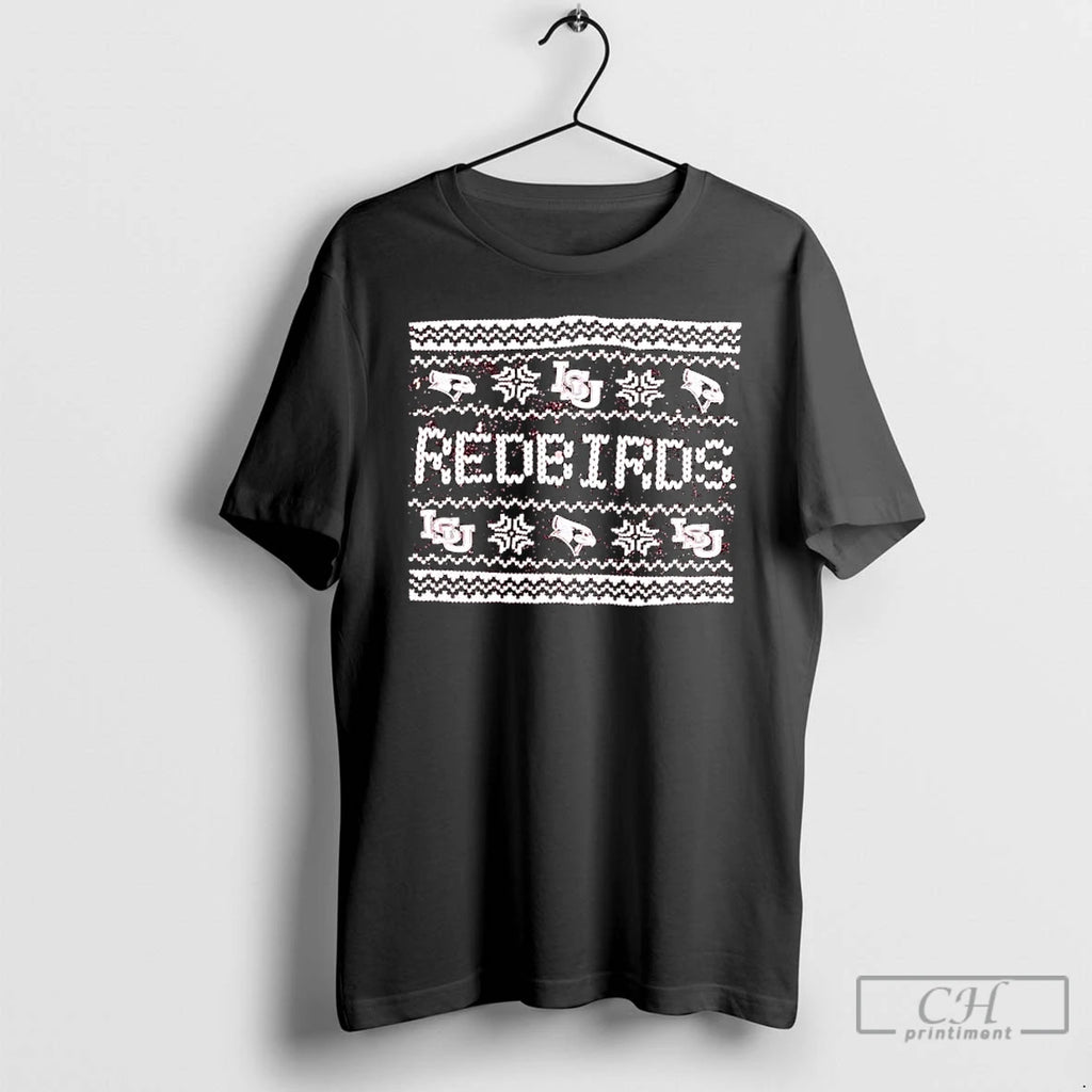 Premium Illinois State University Isu Redbirds Ugly Christmas