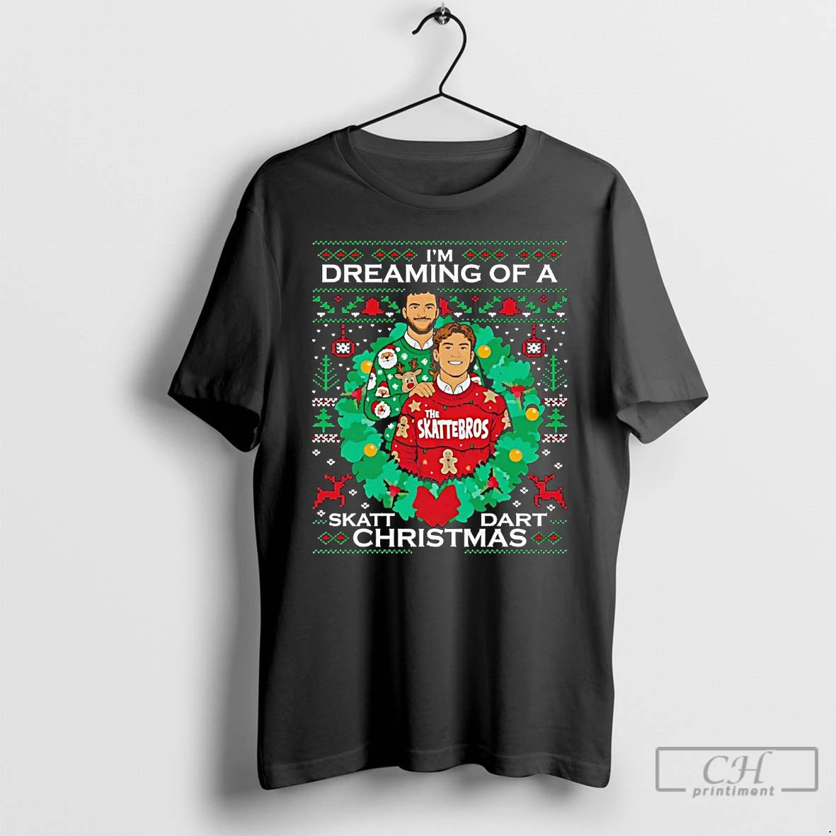 Premium Jaxson Dart And Cam Skattebo Im Dreaming Of Skatt Dart Christmas T Shirts Sweater