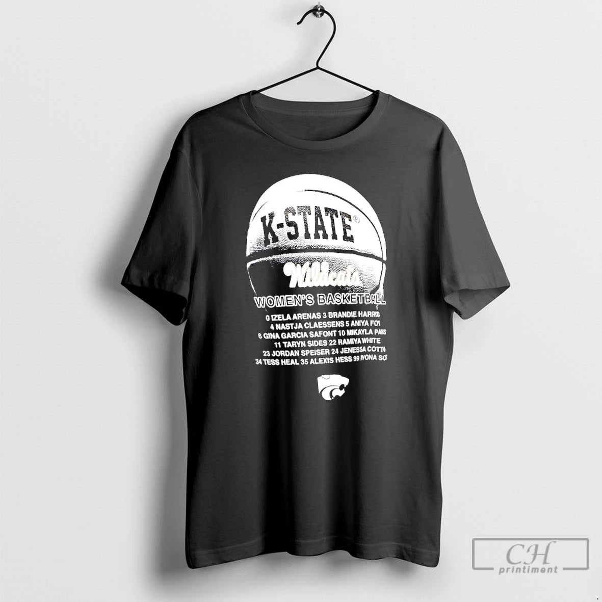 Premium K State Wildcats Womens Basketball Players Listed Name