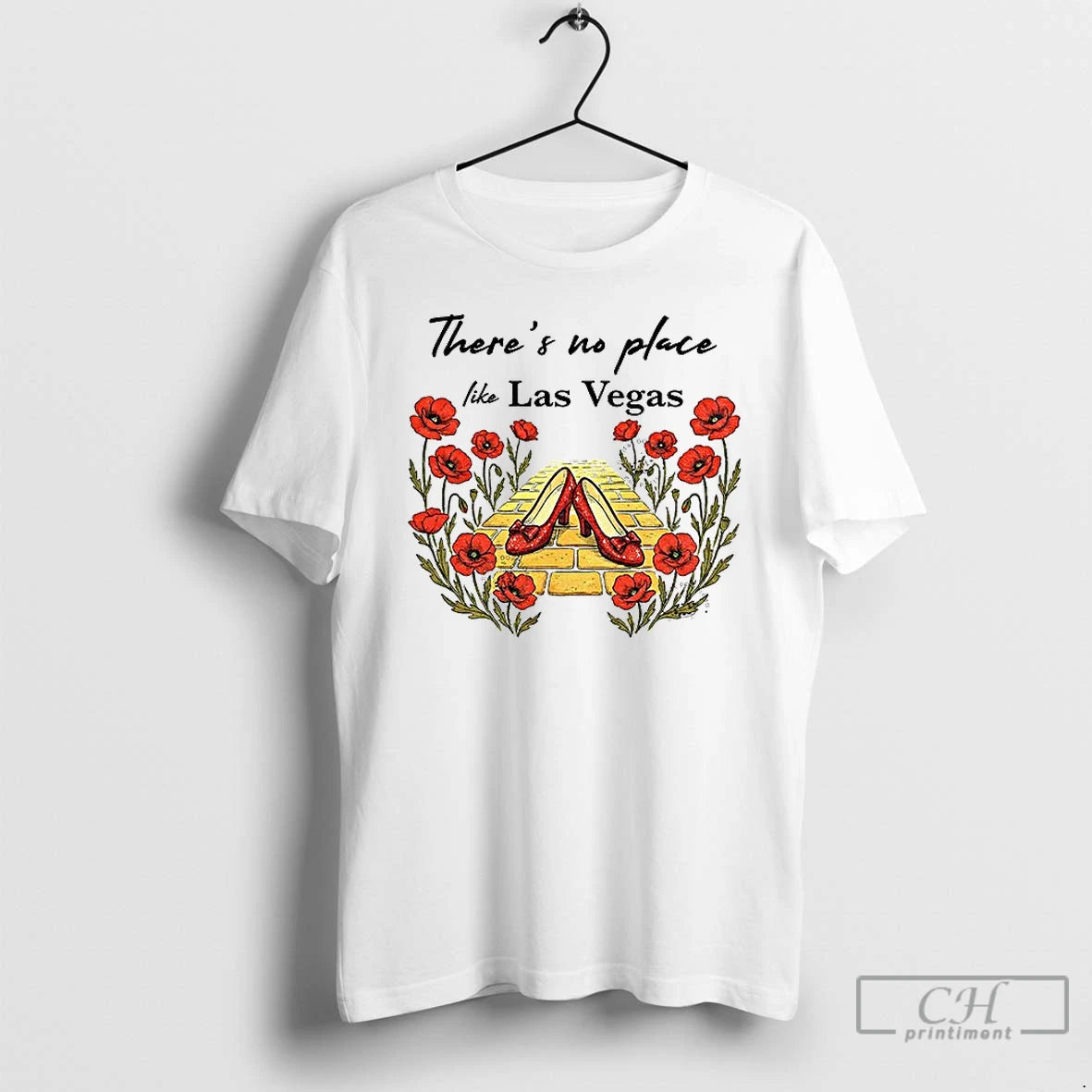 Premium Las Vegas Wizard Of Oz Theres No Place Like Floral Vintage T Shirts Sweater