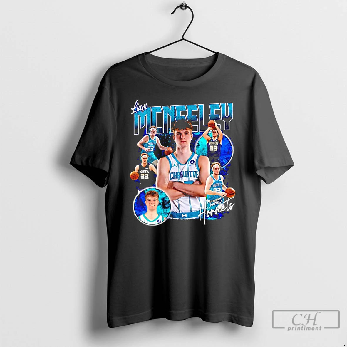 Premium Liam Mcneeley Charlotte Hornets Basketball Player Picture Collage