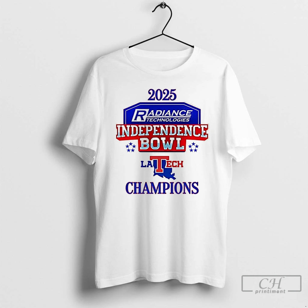 Premium Louisiana Tech 2025 Independence Bowl Champions Logo