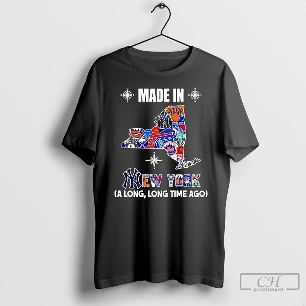 Premium Made In New York A Long Long Time Ago State Logo Map 2026