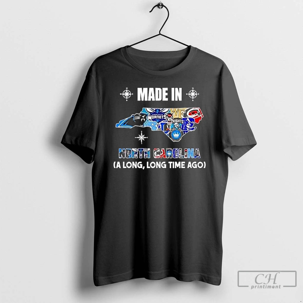 Premium Made In North Carolina A Long Long Time Ago State Logo Map 2026