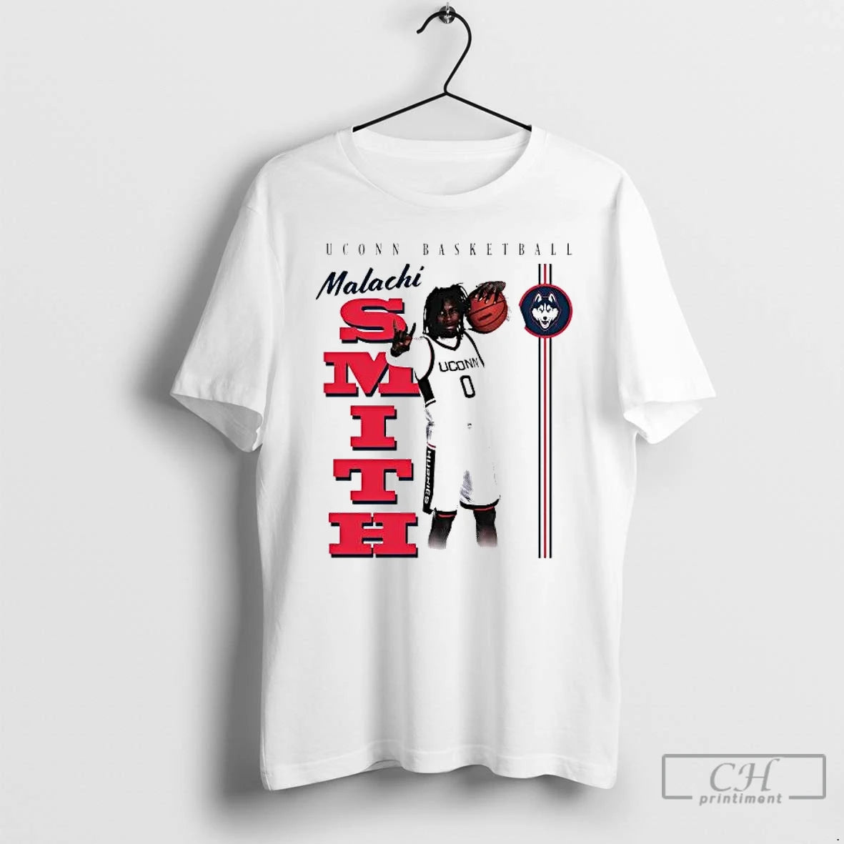 Premium Malachi Smith Illustrated Uconn Basketball