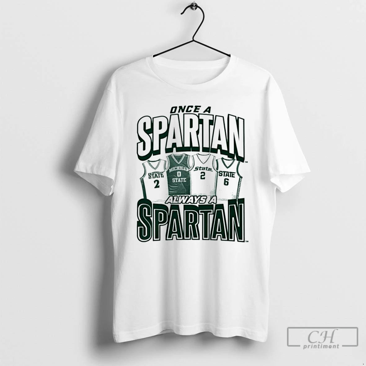 Premium Michigan State Mens Basketball Once A Spartan Always A Spartan