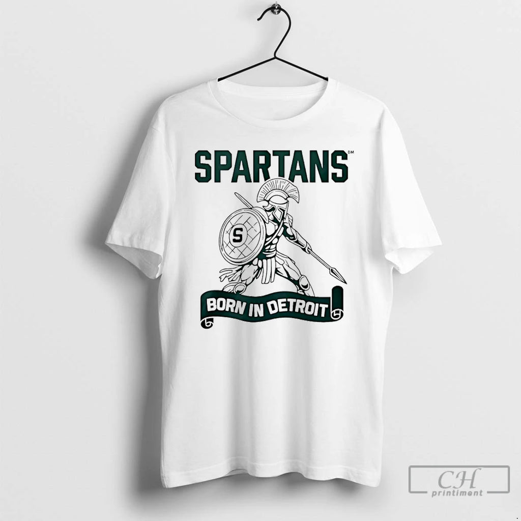 Premium Michigan State Spartans Born In Detroit