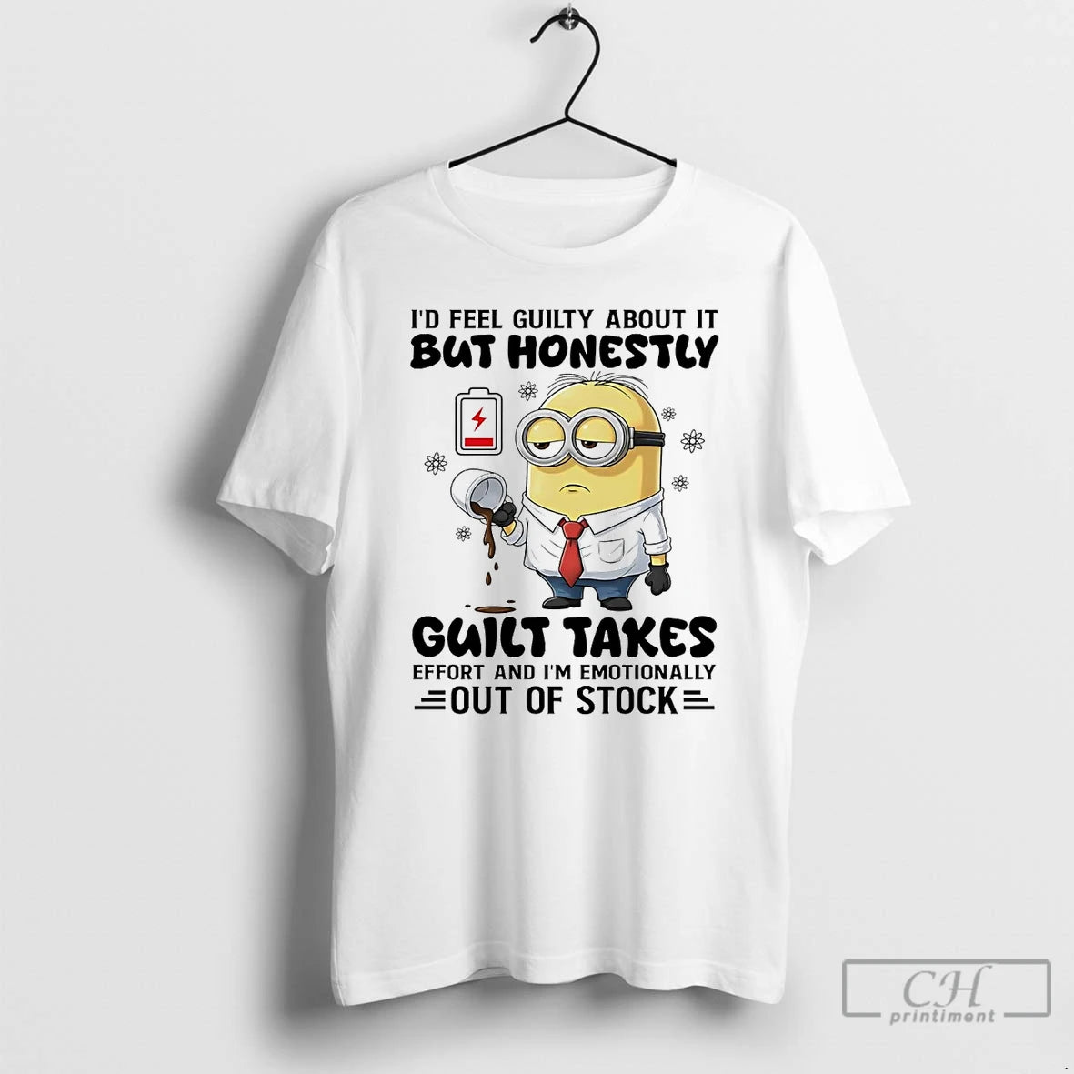 Premium Minion Id Feel Guilty About It But Honestly Guilt Takes Christmas T Shirts Sweater