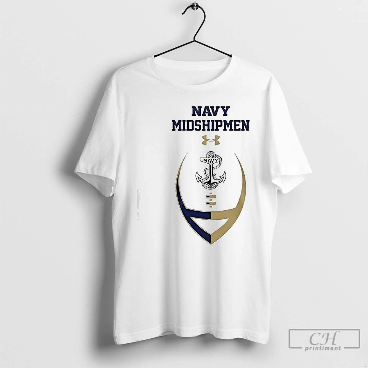 Premium Navy Midshipmen Game Logo
