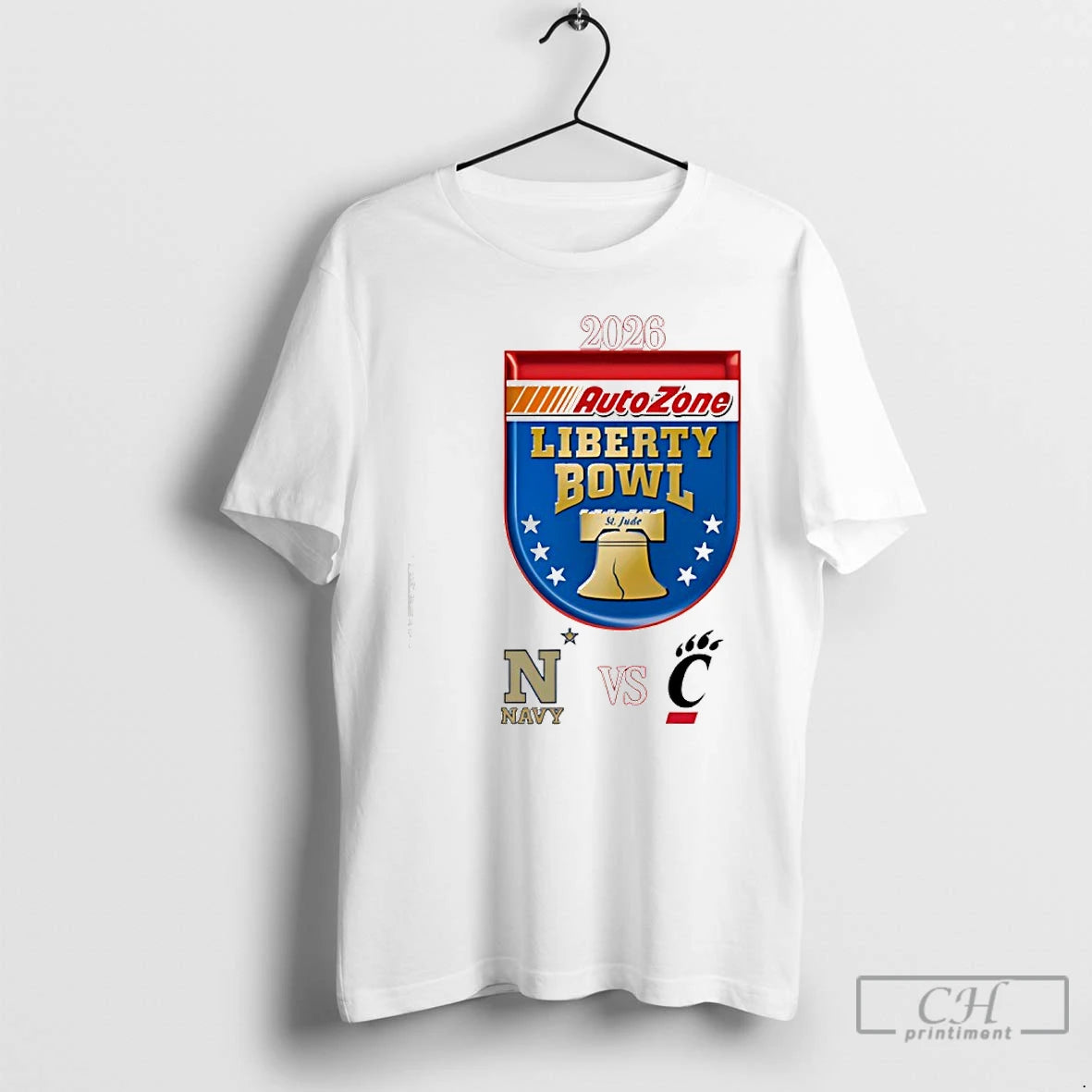Premium Navy Midshipmen Vs Cincinnati Bearcats 2026 Autozone Liberty Bowl College Football Game T Shirts