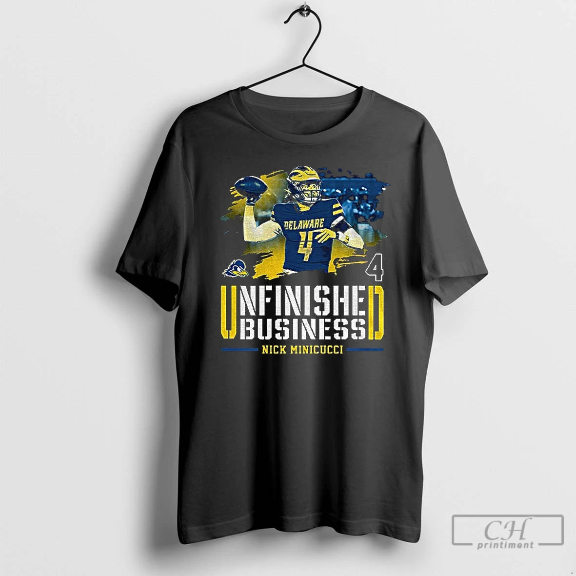 Premium Nick Minicucci Delaware Fightin Blue Hens Football Unfinished Business