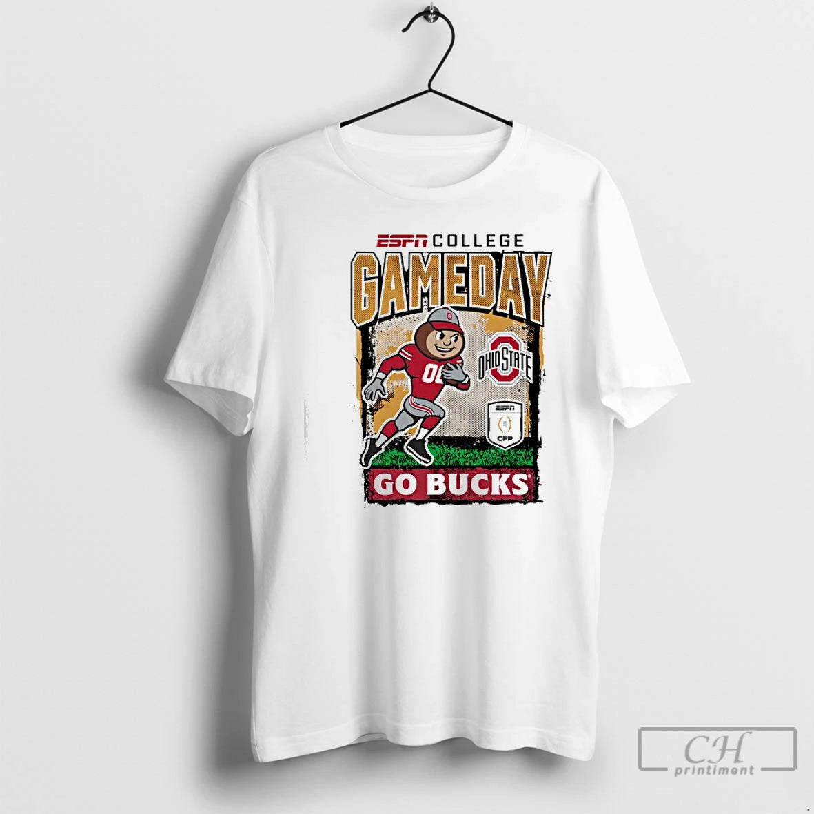 Premium Ohio State Mascot Espn College Gameday 2025 2026 College Football Playoff T Shirts Sweater