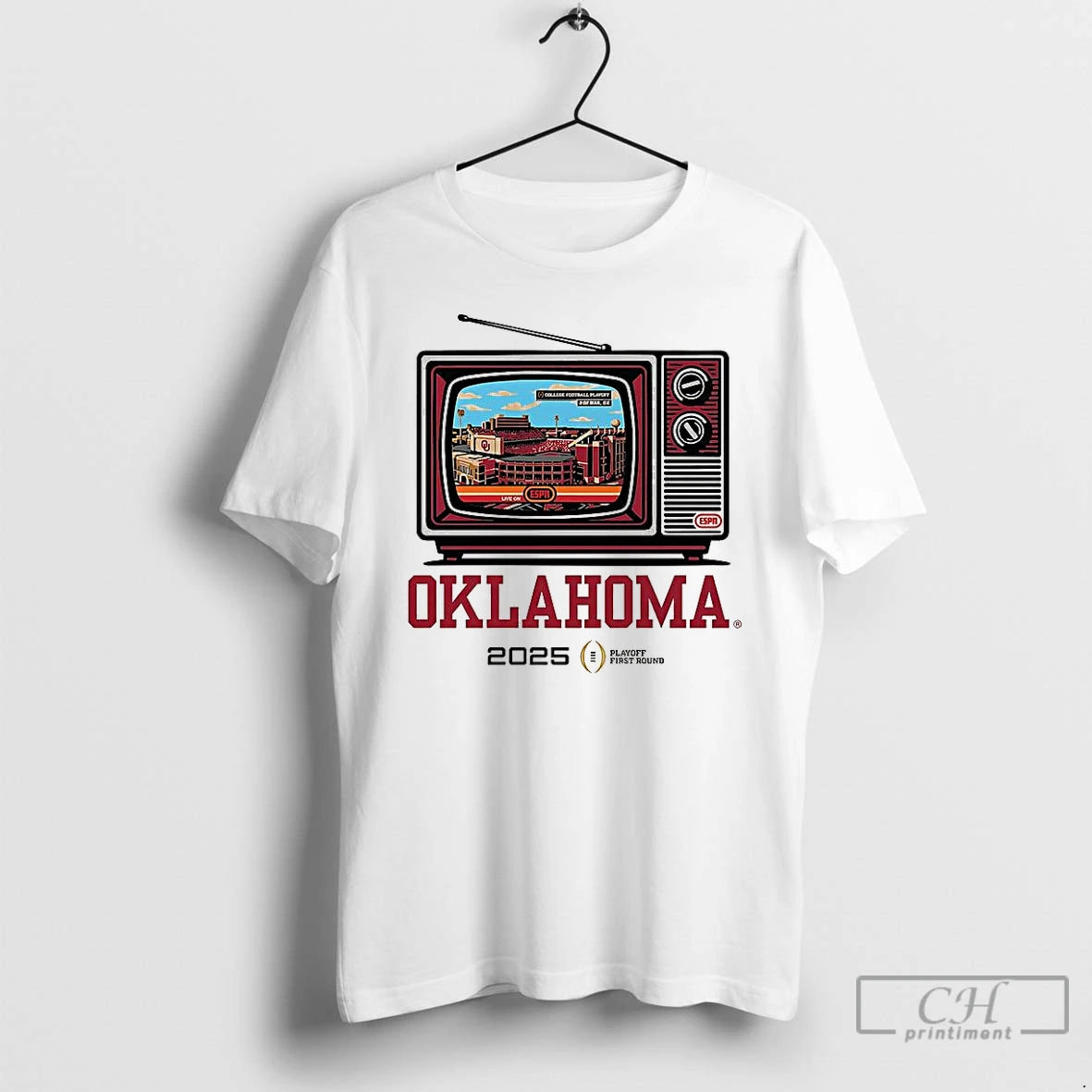 Premium Oklahoma Sooners Ncaa Cfp 2025 Gaylord Family Stadium On Classic Tv T Shirts Sweater