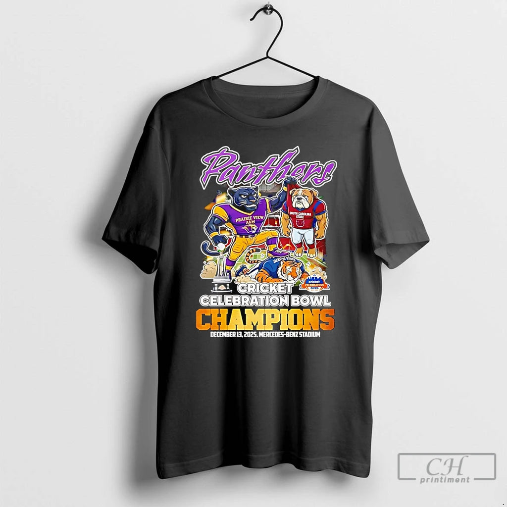 Premium Panthers 2025 Cricket Celebration Bowl Champions Mascot