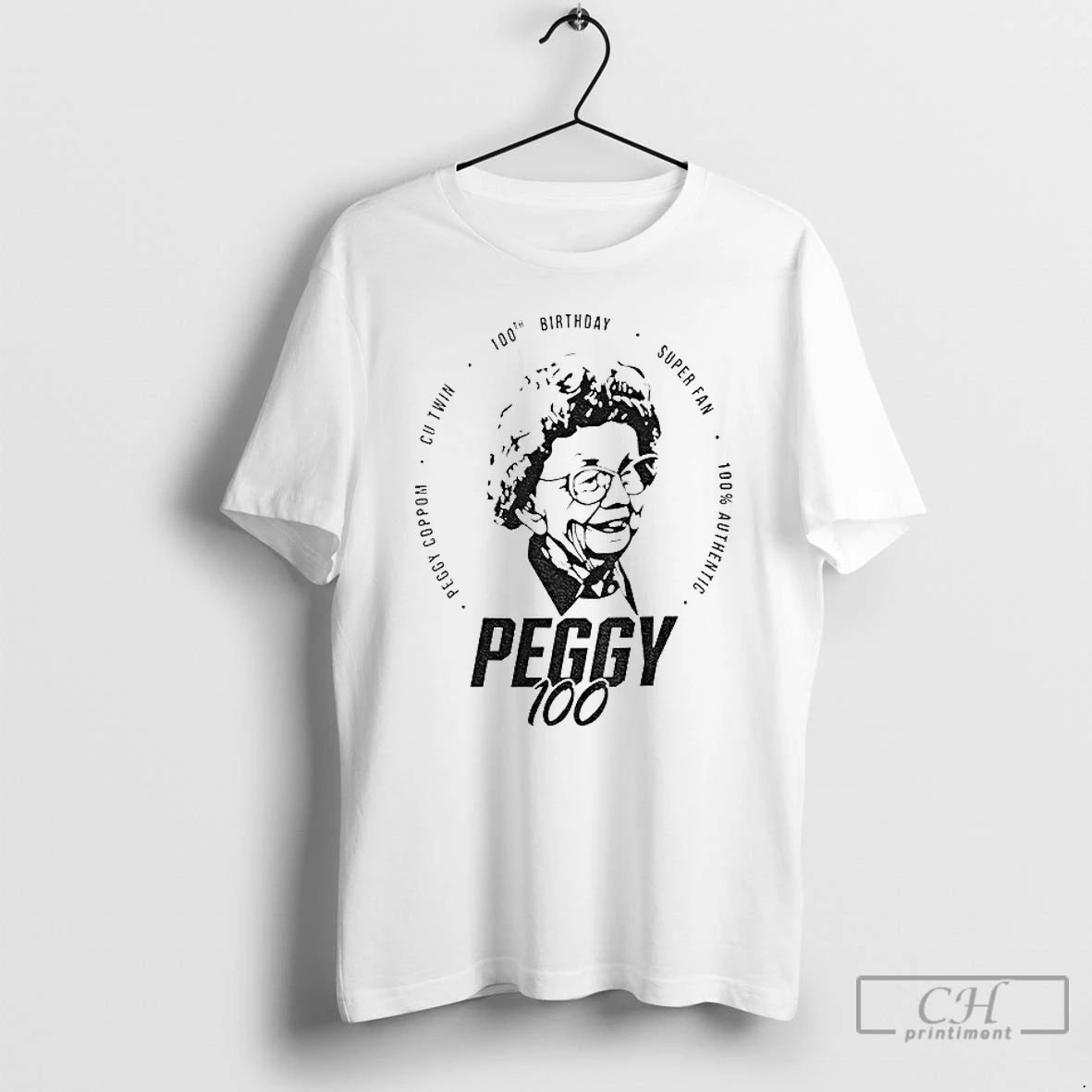 Premium Peggy Coppom Cu Twin 100th Birthday Super Fan 100 Peggy 100 T Shirts Sweater