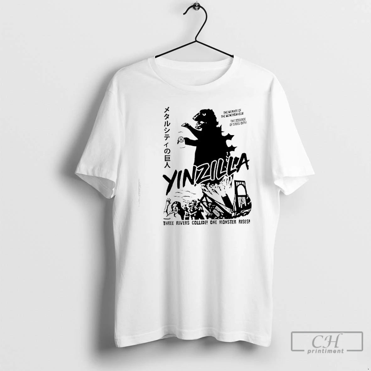 Premium Pittsburgh Gold Yinzilla Three Rivers Collide One Monster Rises