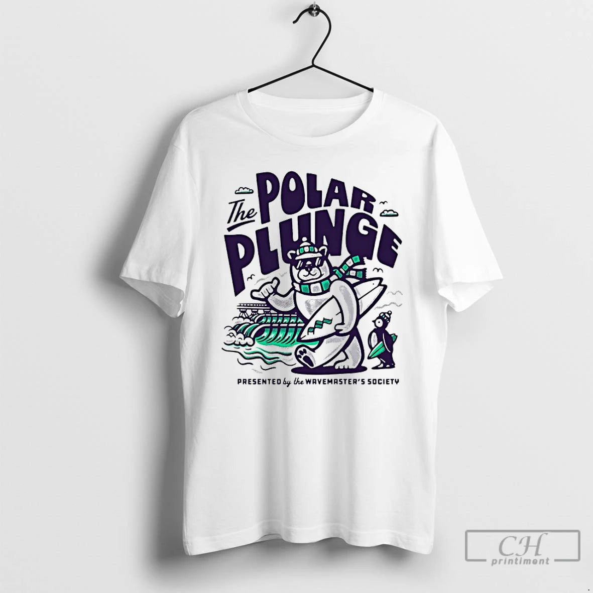 Premium Polar Plunge Ice Jump Polar Bear The Wavemasters Society
