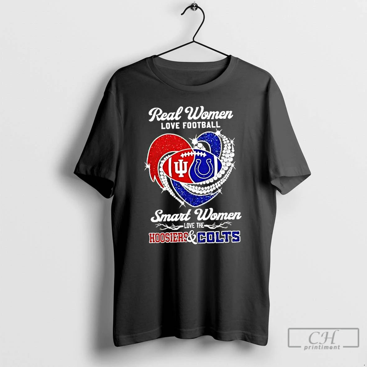 Premium Real Women Love Football Smart Women Love The Hoosiers Colts