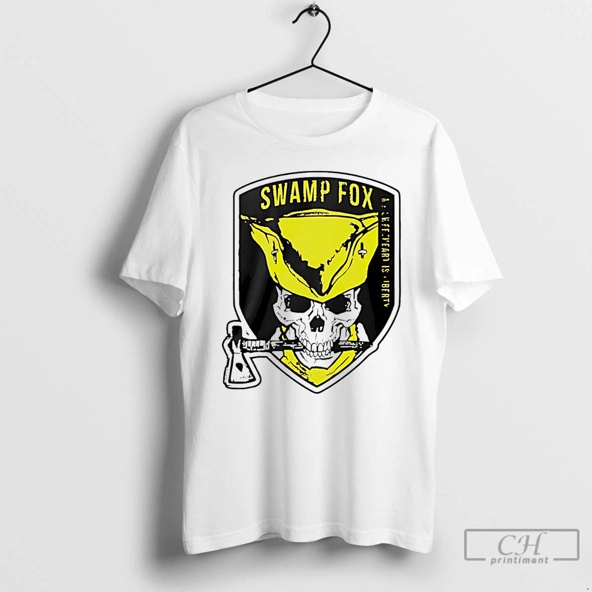 Premium Swamp Fox Patch My Sweetheart Is Liberty Skull