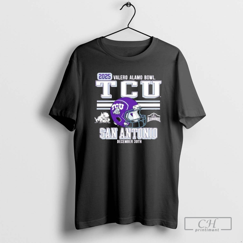 Premium Tcu San Antonio 2025 Alamo Bowl Bound Helmet Shirt Sweater