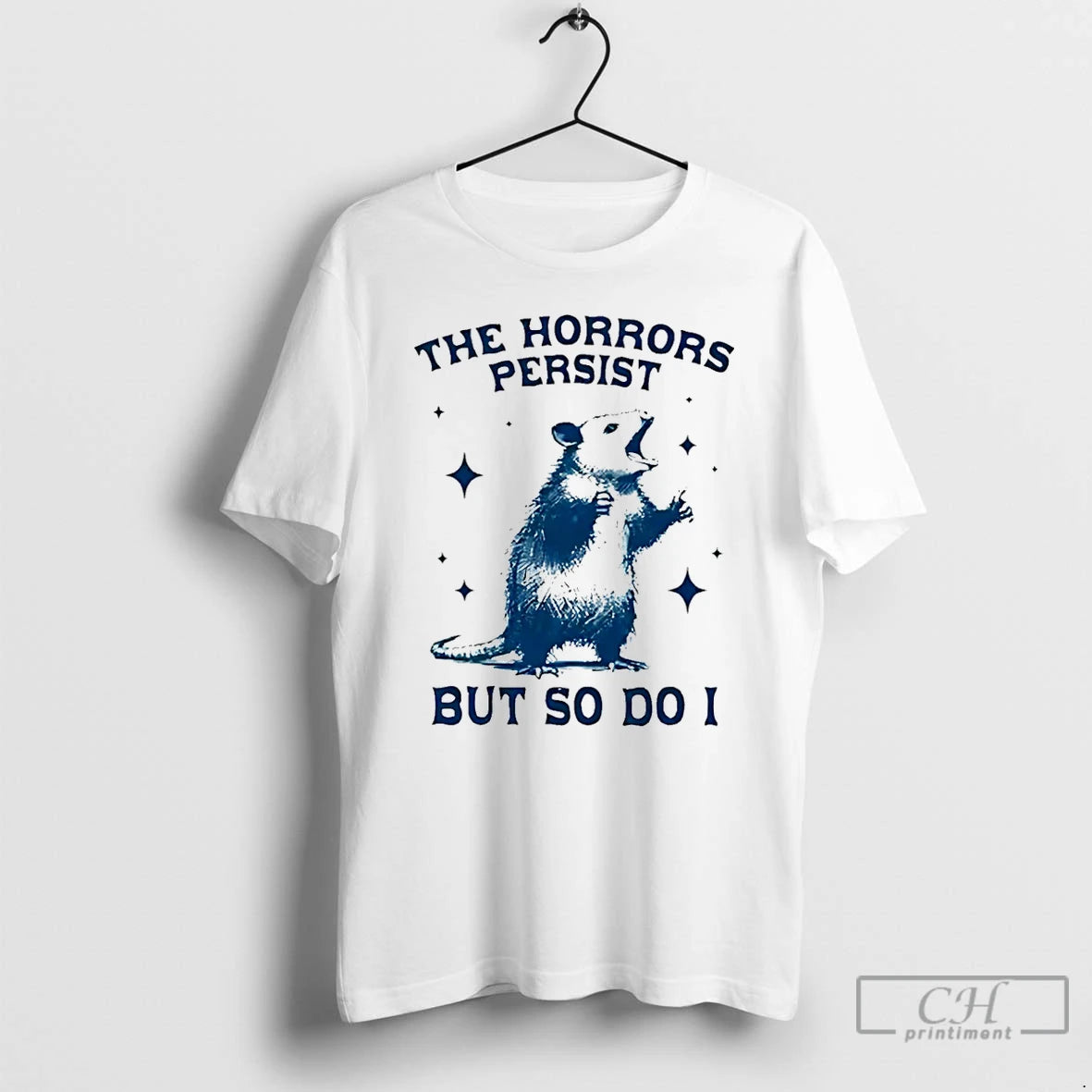 Premium The Horrors Persist But So Do I Rat Vintage