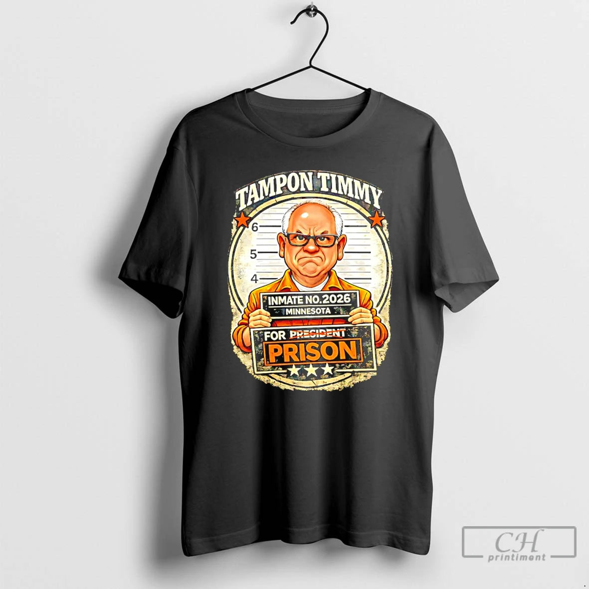 Premium Tim Walz Tampon Tim For Prison Inmate No 2026 Mugshot