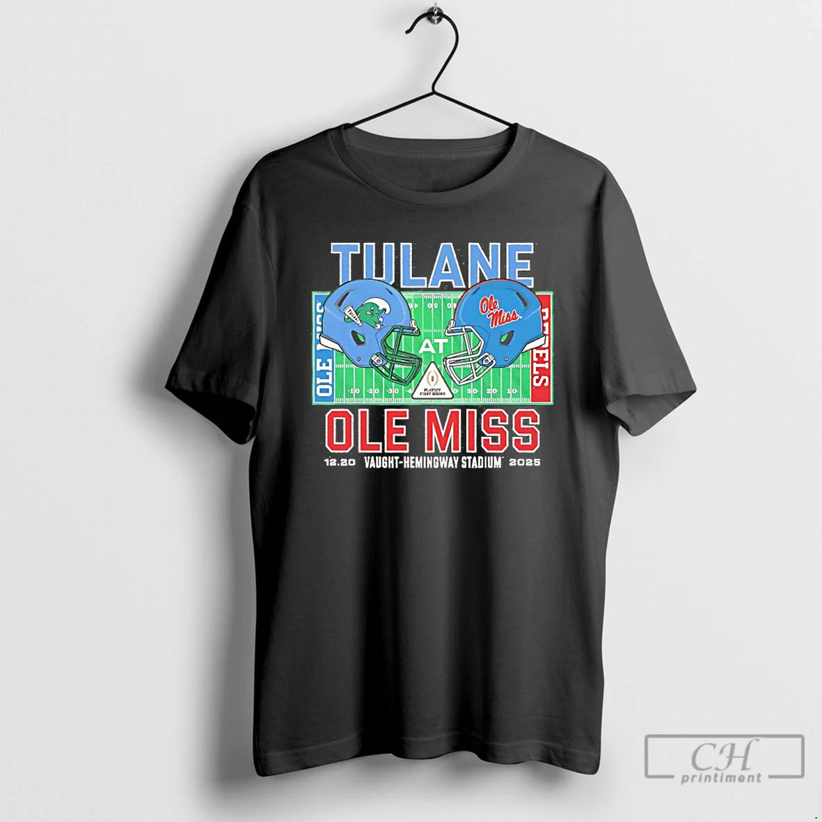 Premium Tulane Vs Ole Miss College Football Playoff Vaught Hemingway Stadium 2025 T Shirts Sweater