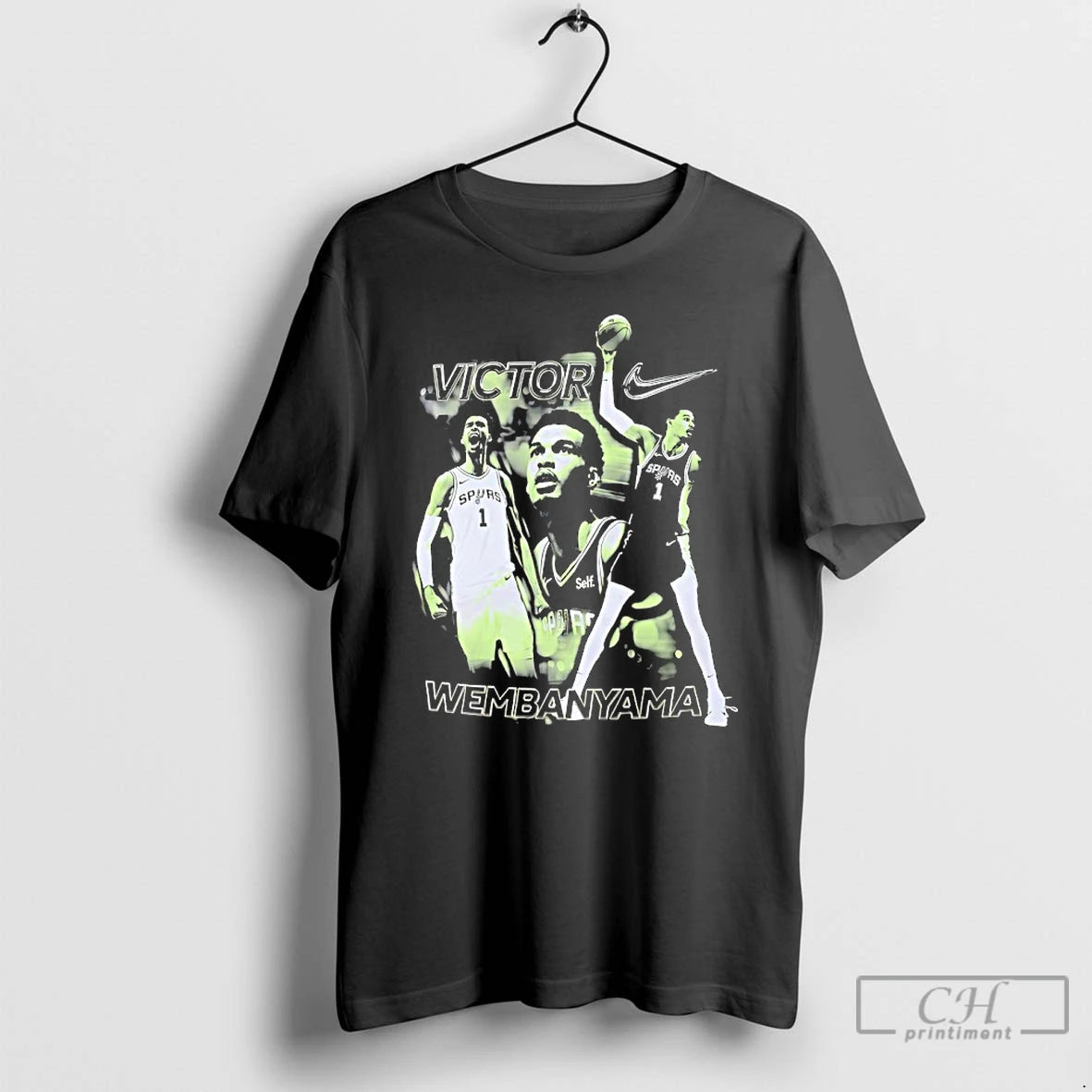 Premium Victor Wembanyama San Antonio Spurs Player Graphic Vintage