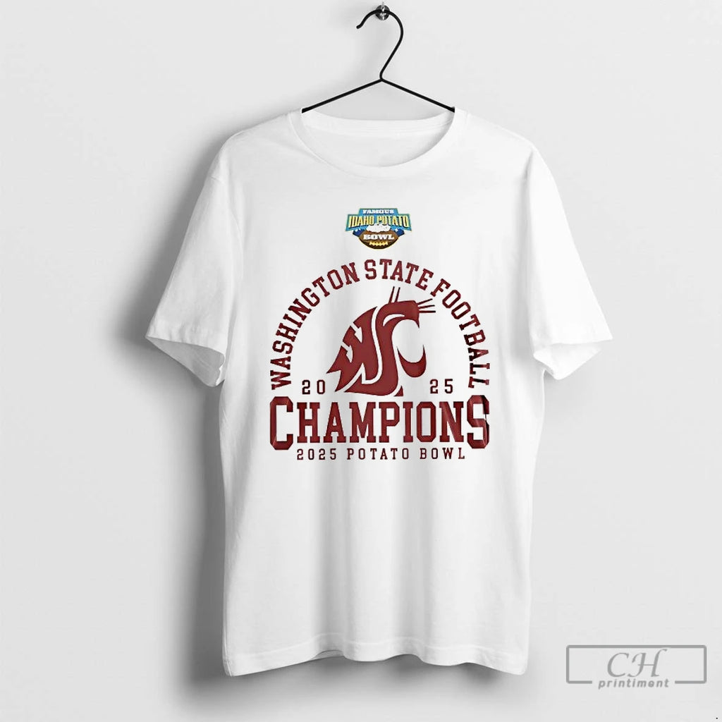 Premium Washington State Cougars 2025 Famous Idaho Potato Bowl Champions