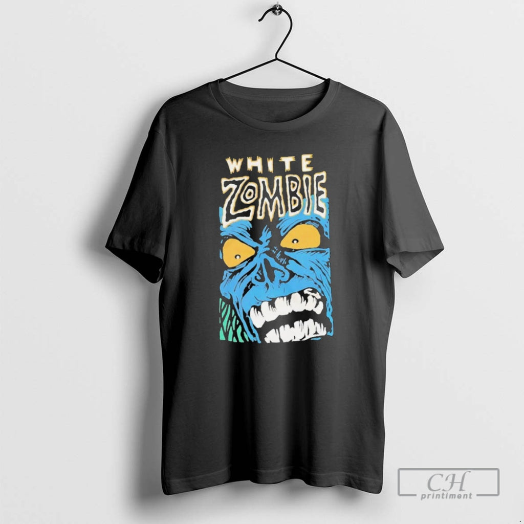 Premium White Zombie Blue Monster Shirt Sweater