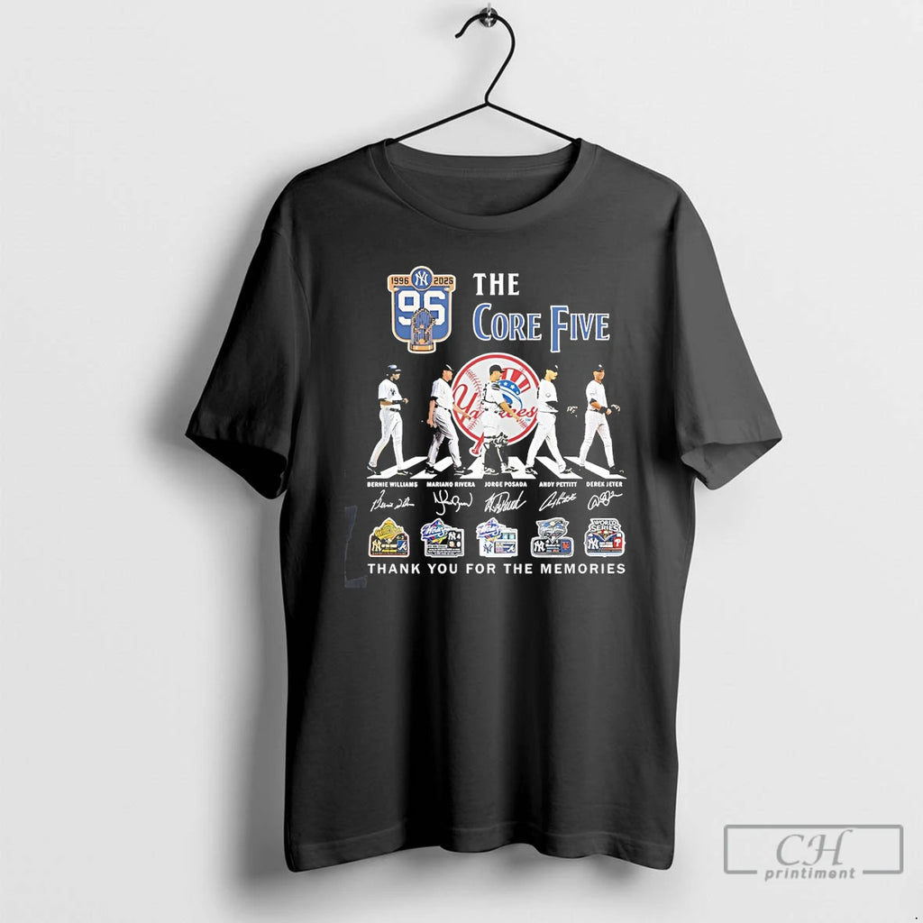 Premium Williams Rivera Posada Pettitte Jeter The Core Five New York Yankees Baseball Abbey Road