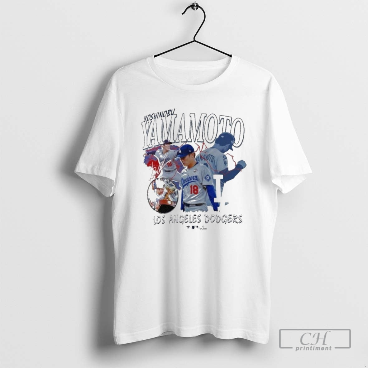 Premium Yoshinobu Yamamoto Los Angeles Dodgers Montage Mlb Shirt Sweater