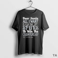 Top Dear Santa All I Want Is For The San Antonio Spurs To Win The