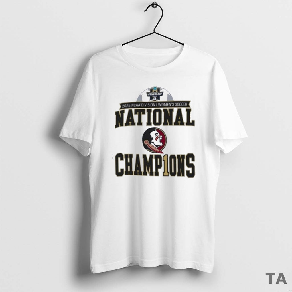 Top Florida State Seminoles 2025 Ncaa Womens Soccer National Champions Locker Room T Shirt Sweater