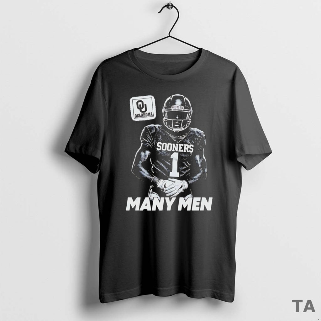 Top Many Men Oklahoma Sooners T Shirt Sweater