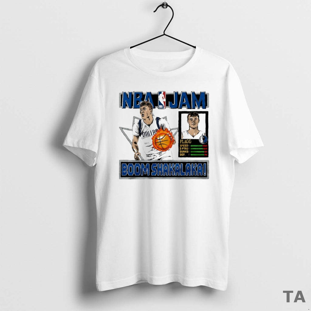 Top Nba Jam Dallas Mavericks Cooper Flagg Boom Shakalaka Circle T Shirt Sweater
