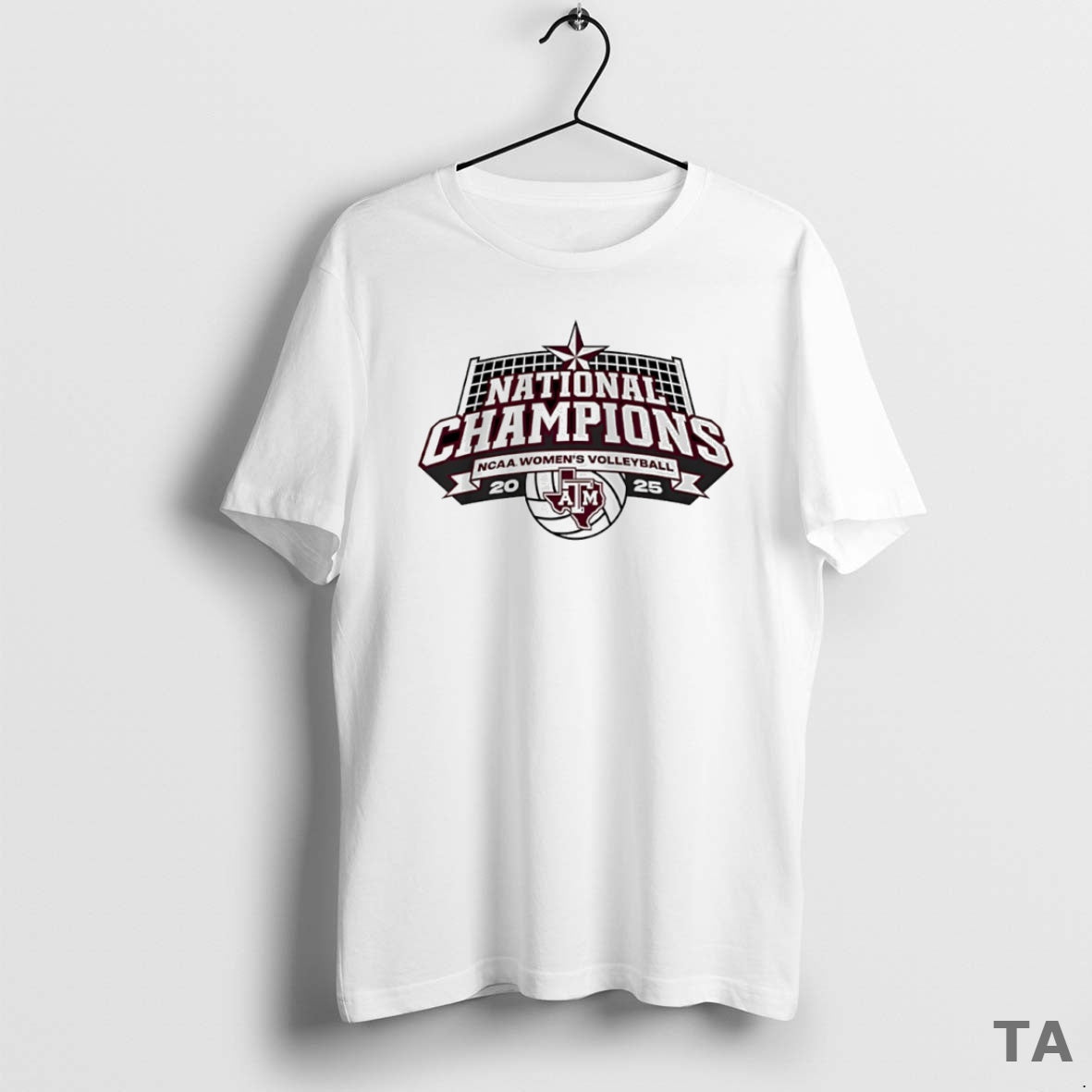 Top National Champions Texas A And M Aggies 2025 Ncaa Womens Volleyball Logo Circle