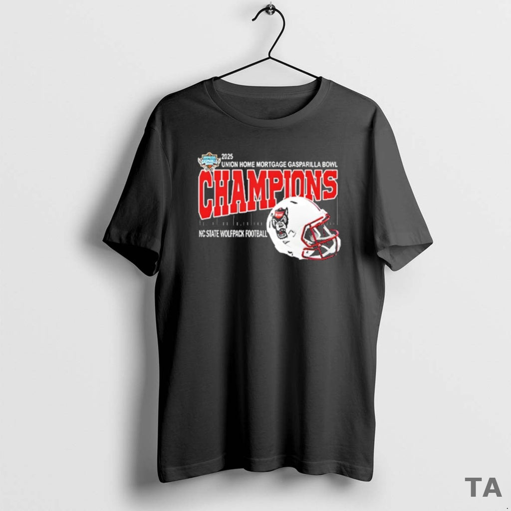 Top Nc State Wolfpack Football Are 2025 Union Home Mortgage Gasparilla Bowl Champions Helmet
