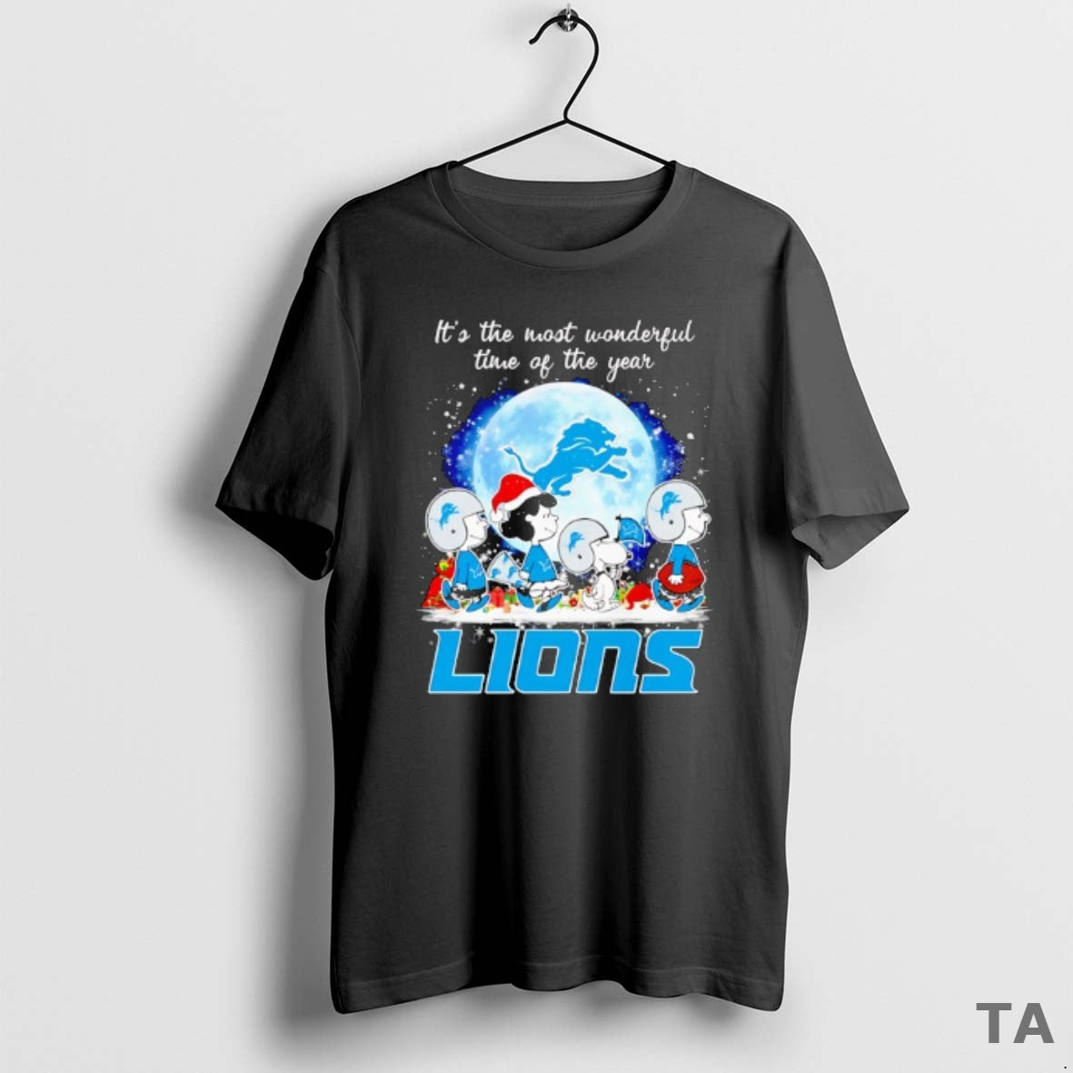 Top Peanuts Characters Detroit Lions Its The Most Wonderful Time Of The Year Christmas
