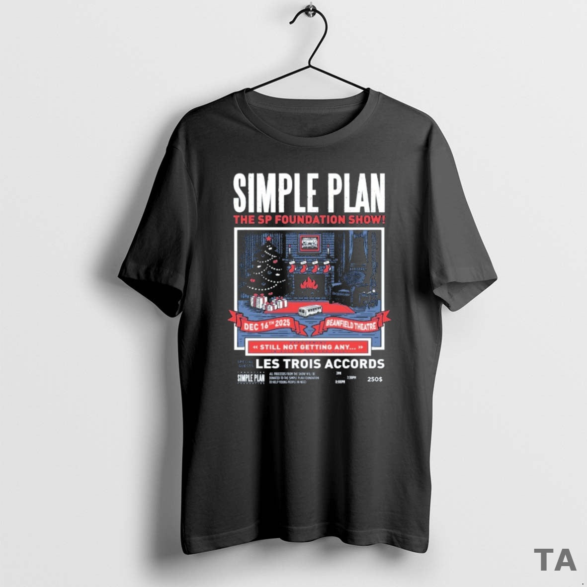 Top Simple Plan Beanfield Theatre In Montreal Qc Dec 16 2025 Tour Holiday Christmas