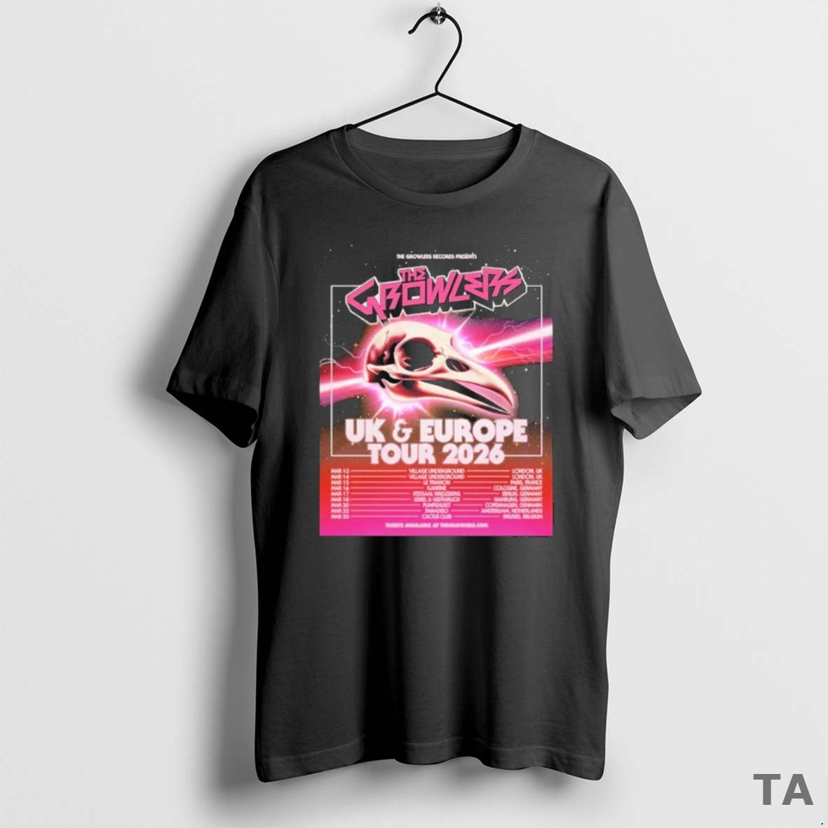 Top The Growlers Uk And Europe Tour 2026 Dates T Shirt Sweater