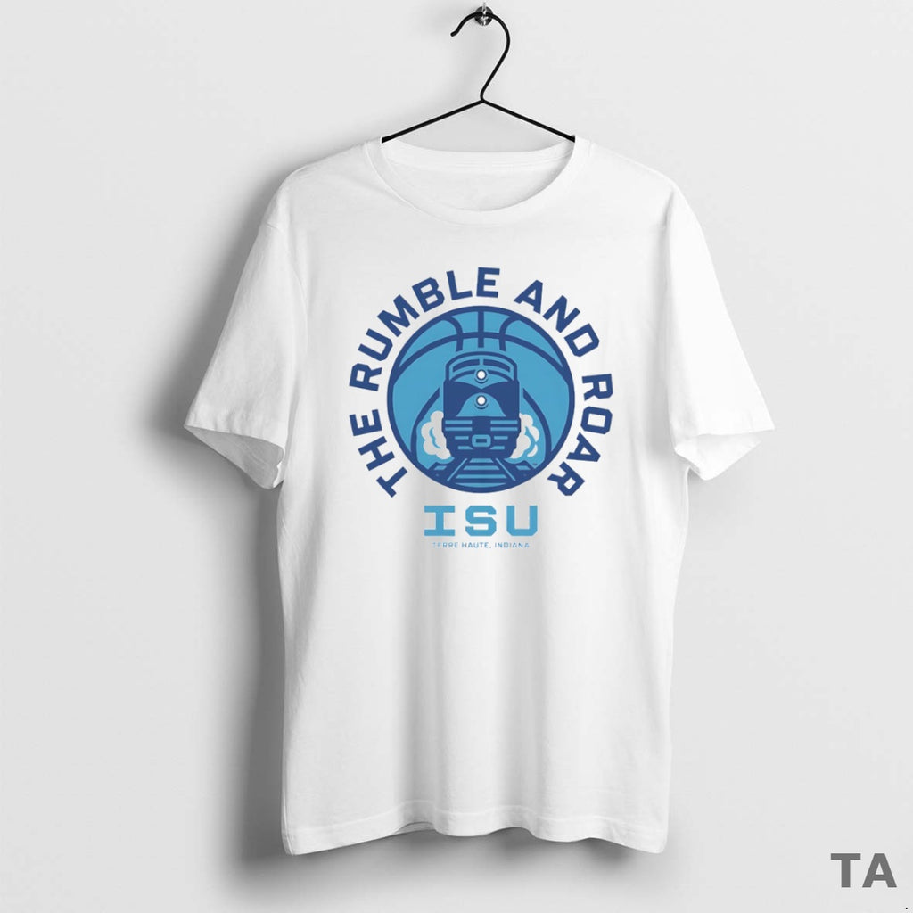 Top The Rumble And Roar Indiana State Sycamores Circle T Shirt Sweater