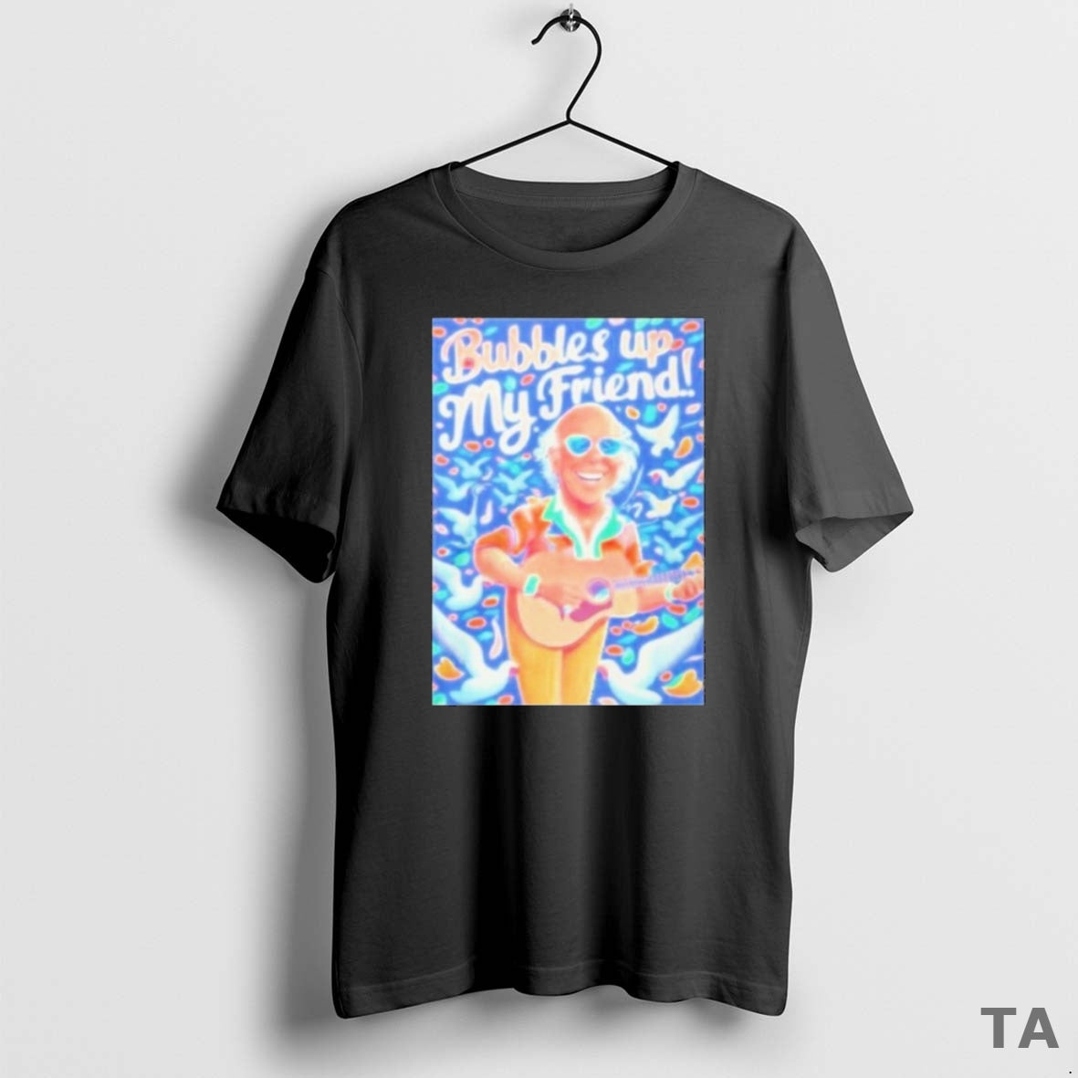 Top Rip Jimmy Buffett Bubbles Up My Friend T Shirt Sweater