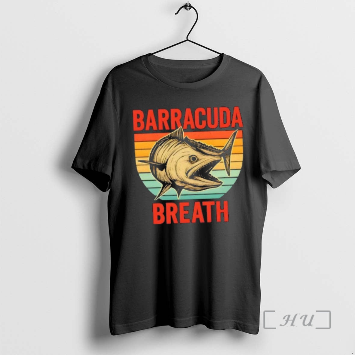 Trending Barracuda Breath Funny Fishing Vintage