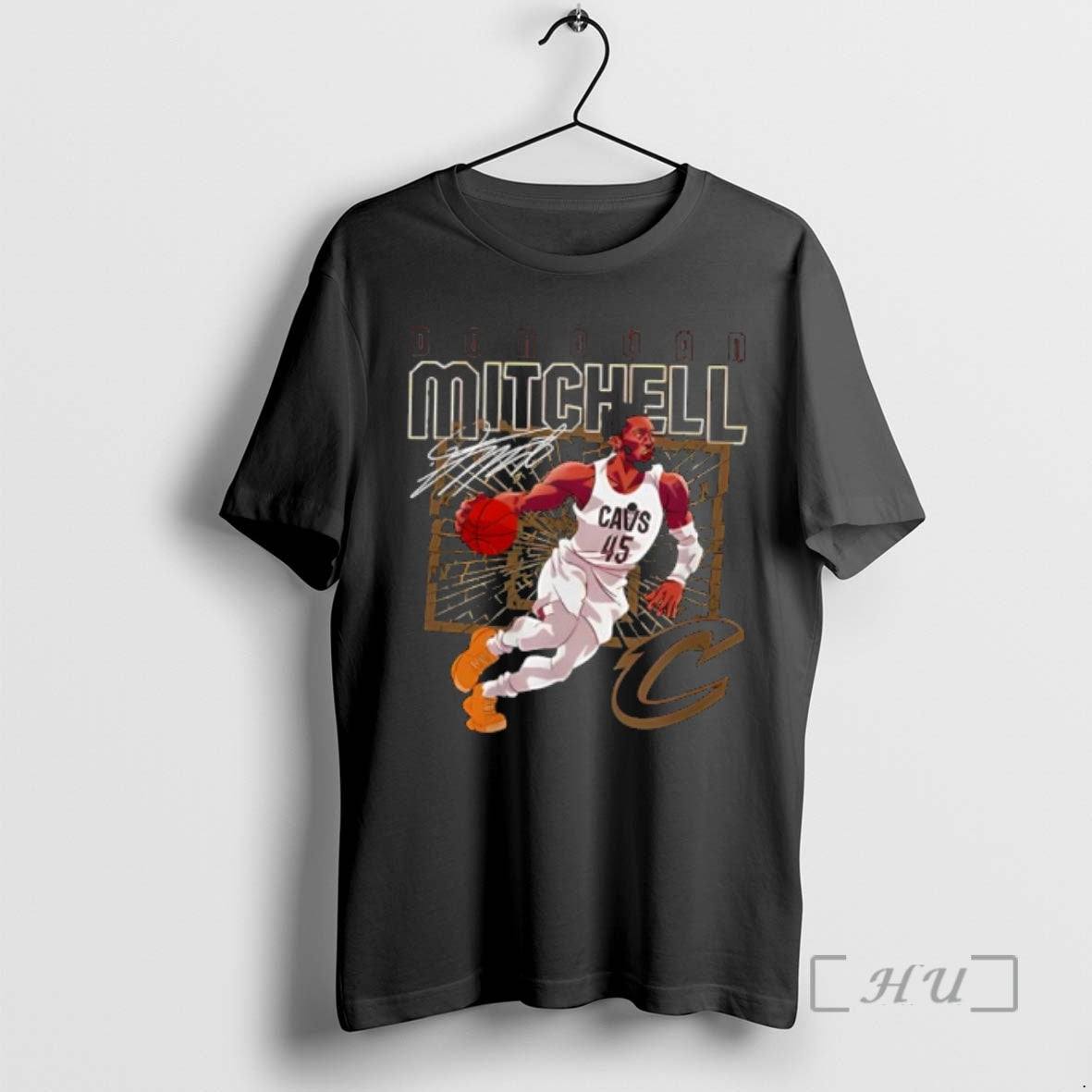 Trending Donovan Mitchell Cleveland Cavaliers Shattered Signature