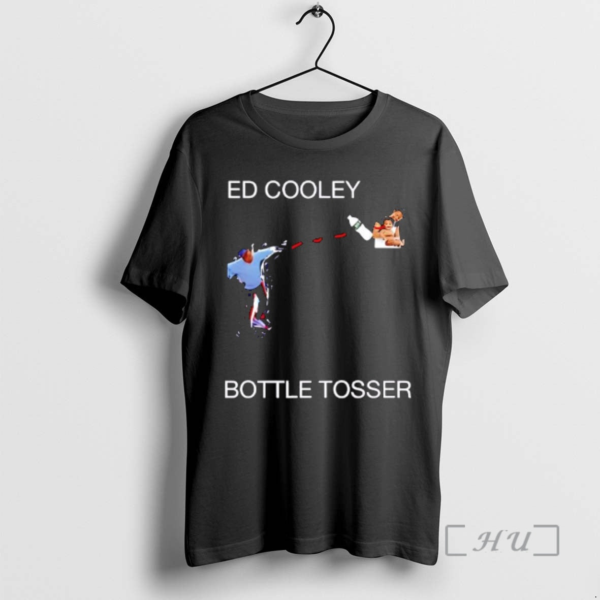 Trending Ed Cooley Georgetown Coach Throwing Bottle Tosser Graphic
